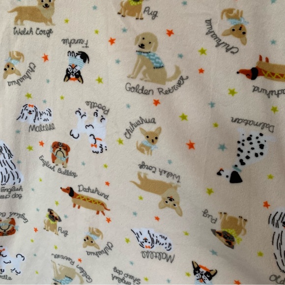 Cuddl Duds Velour Pajama Lounge Set Cozy Pink Dog Print - Picture 9 of 11